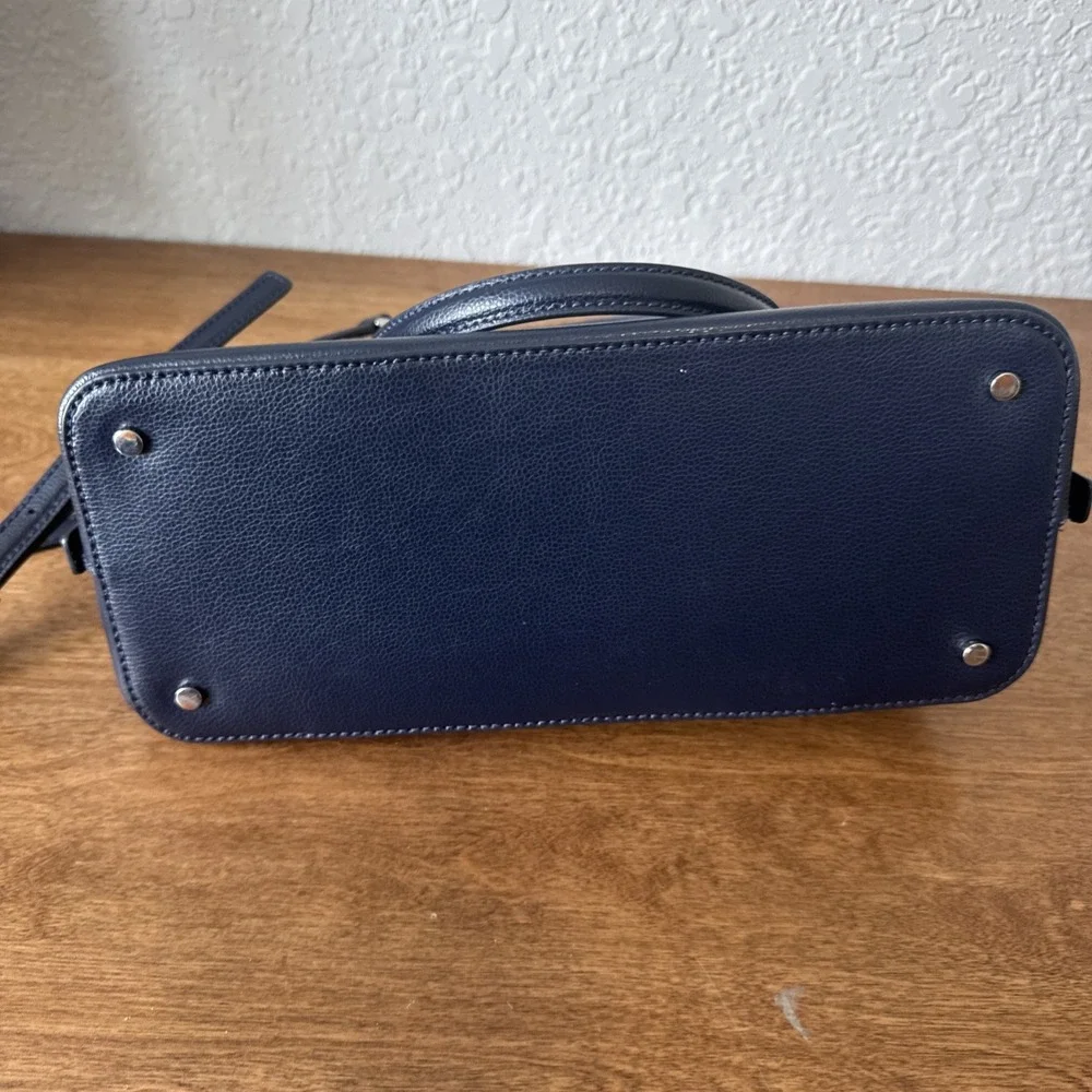 Kate Spade Patterson Drive medium dome satchel Royal Blue W Silver Hardware